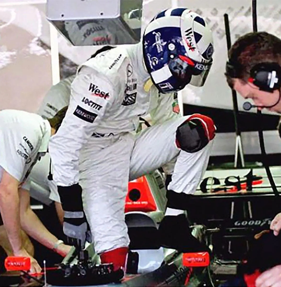 1997-david-coulthard-west-mclaren-f1-race-boots-rustle-racewears-3 - Rustle Racewear