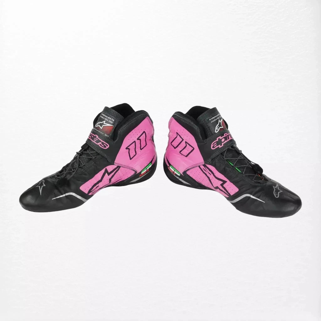 2017 Sergio Perez Race Alpinestars F1 Boots - Rustle Racewears