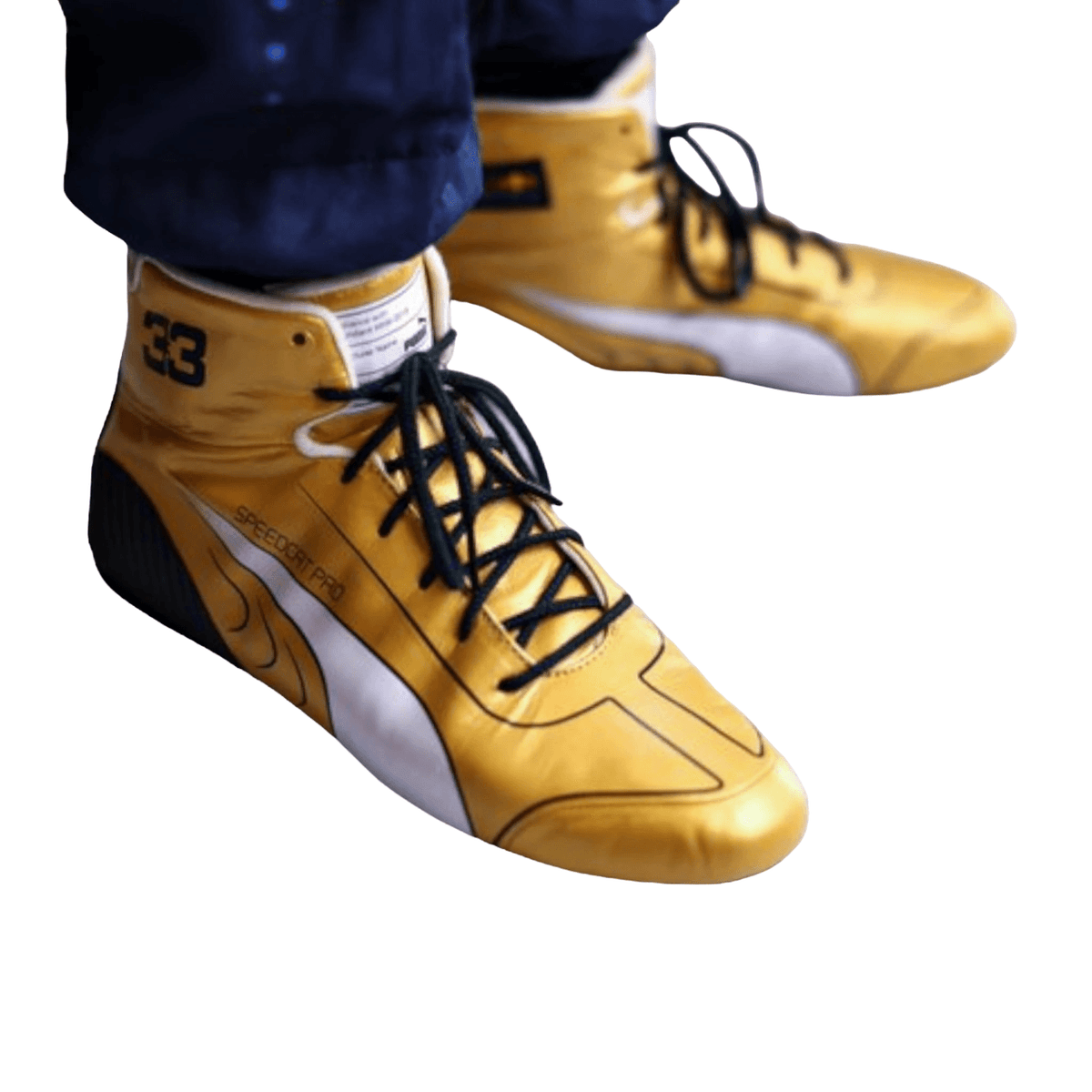 2023 Max Verstappen F1 Golden Red Bull Racing Boots - Rustle Racewear