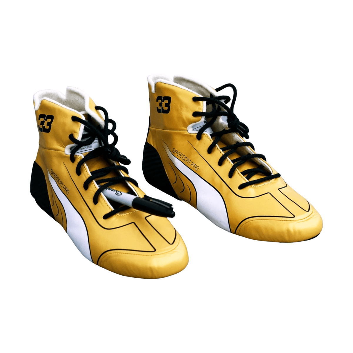 2023 Max Verstappen F1 Golden Red Bull Racing Boots - Rustle Racewear