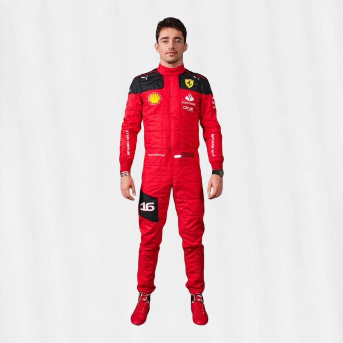 2023 Charles Leclerc Carlos Sainz F1 Race suit Scuderia Ferrari - Rustle Racewears