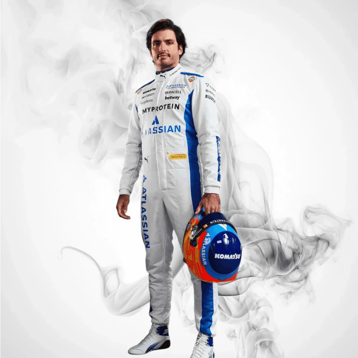 2025 F1 Racing Costume Replica | Williams – Albon & Sainz - Rustle Racegear