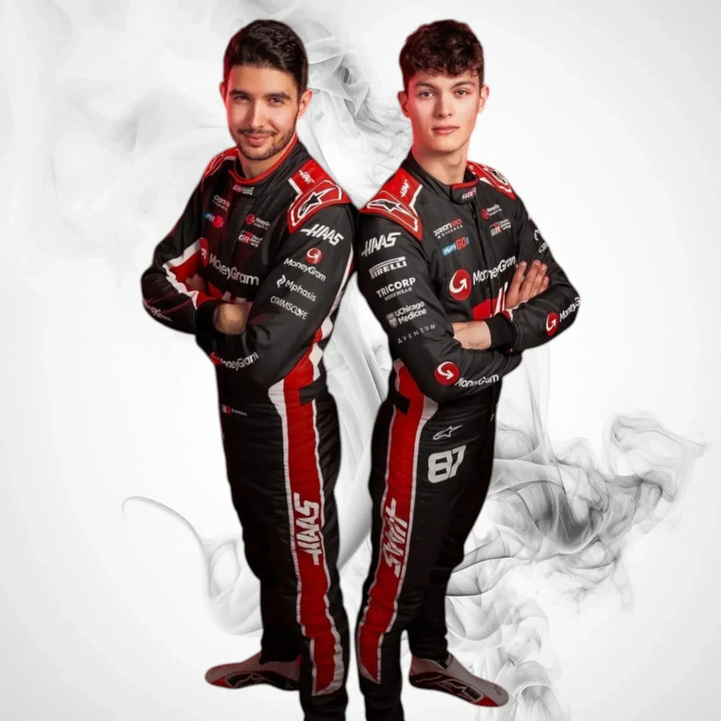 2025 Haas F1 Racing Team Suit | Ocon & Bearman - Rustle Racegear