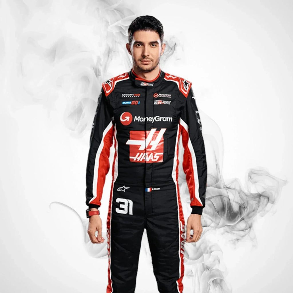 2025 Haas F1 Racing Team Suit | Ocon & Bearman - Rustle Racegear