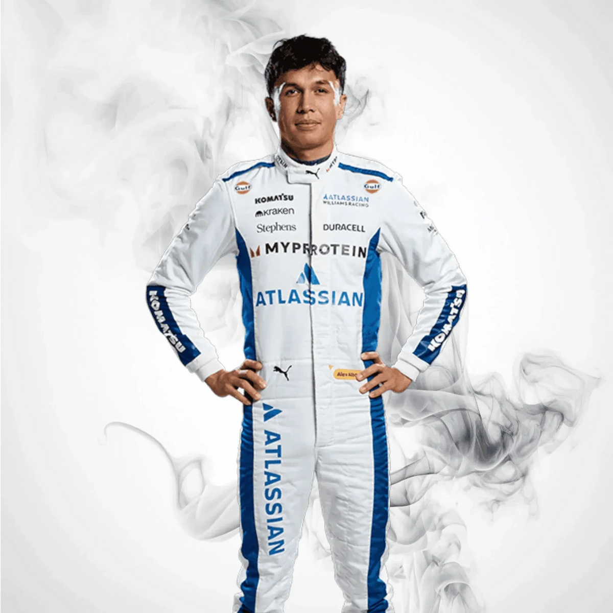 2025 Alexander Albon Williams F1 Race Suit Replica - Rustle Racegear