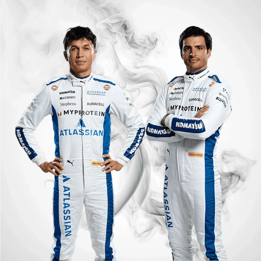 2025 F1 Racing Costume Replica | Williams – Albon & Sainz - Rustle Racegear