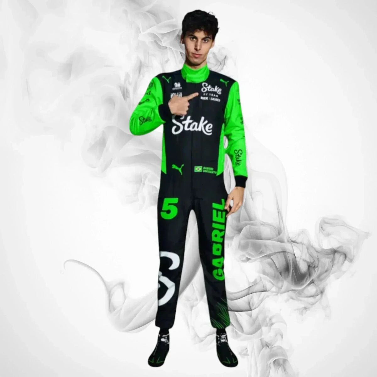 Gabriel Bortoleto 2025 Kick Sauber F1 Costume Replica - Rustle Racegear