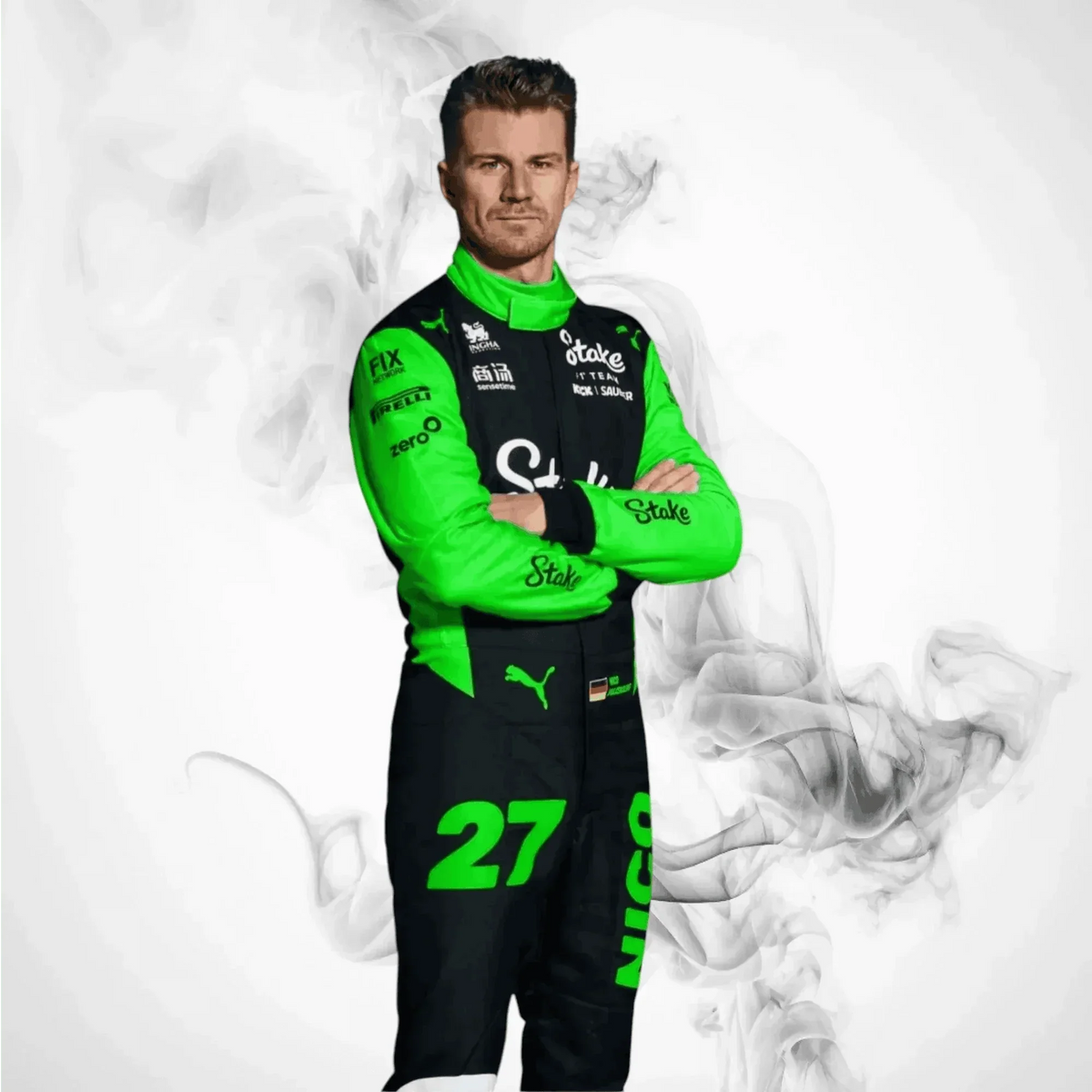 Nico Hulkenberg 2025 Kick Sauber F1 Costume Replica - Rustle Racegear