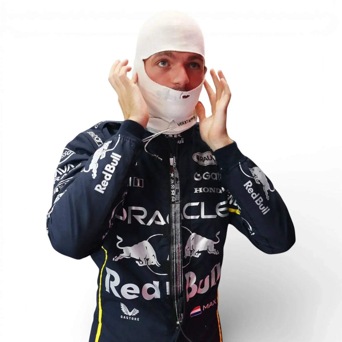 2025 Max Verstappen Red Bull Racing Singapore GP F1 Team Race Suit - Rustle Racegear