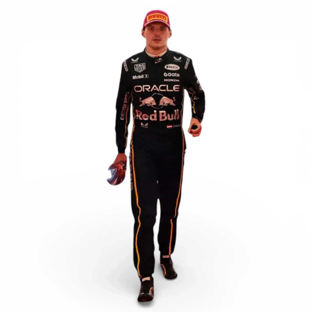 2025 Max Verstappen Red Bull Racing Singapore GP F1 Team Race Suit - Rustle Racegear