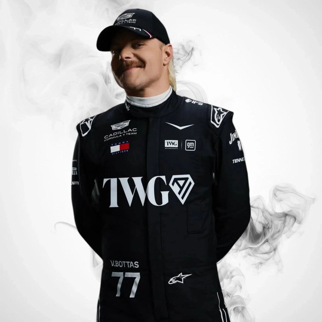 2026 Cadillac F1 Racing Jumpsuit Replica | Sergio Perez & Valtteri Bottas - Rustle Racegear