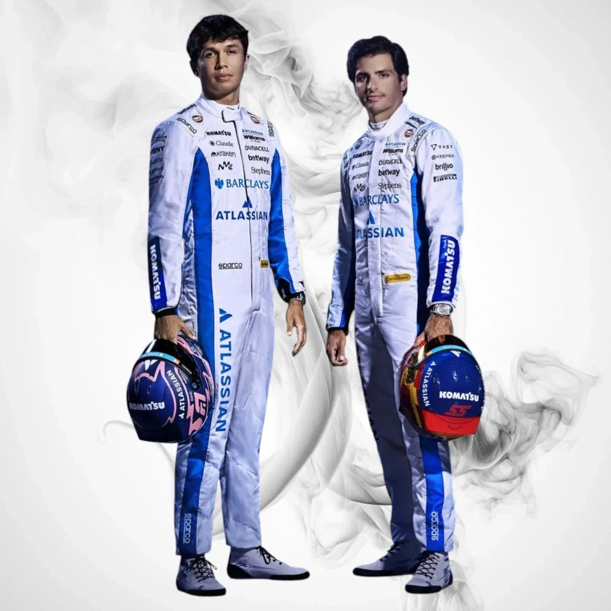 2026 Williams F1 Racing Suit Replica | Carlos Sainz, Alex Albon - Rustle Racegear