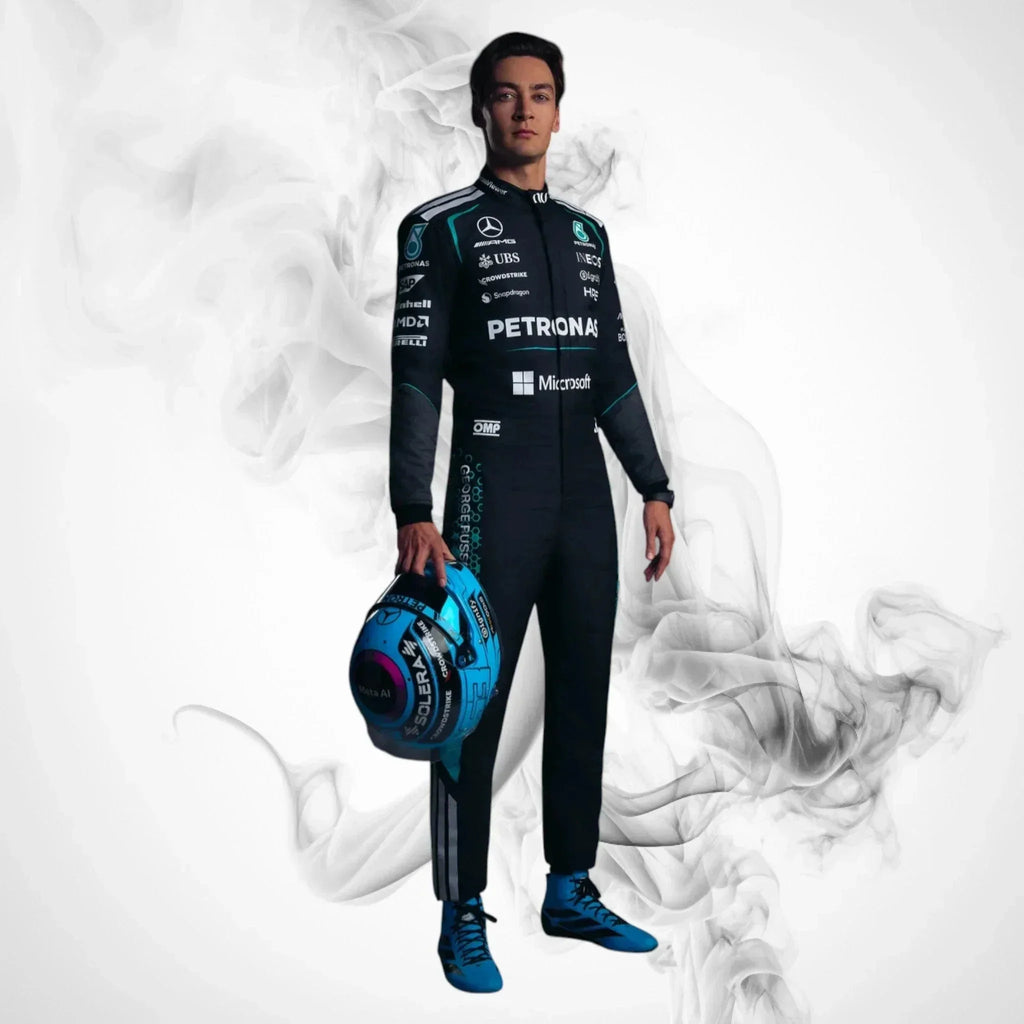 2026 Mercedes F1 Driver Racing Replica Suit | Kids & Adults - Rustle Racegear