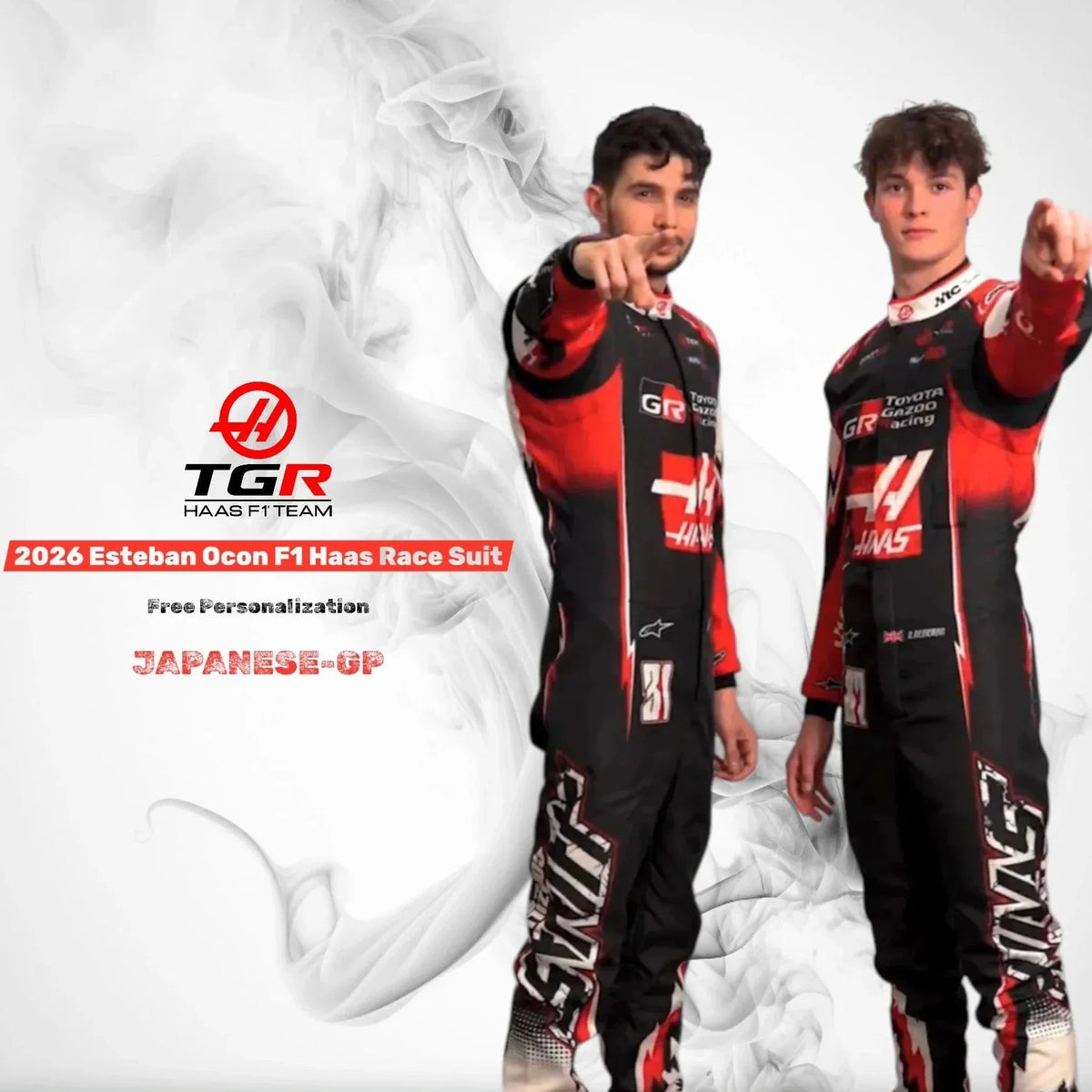 2026 Haas F1 Driver Suit – Japanese Grand Prix New Edition Track Racewear