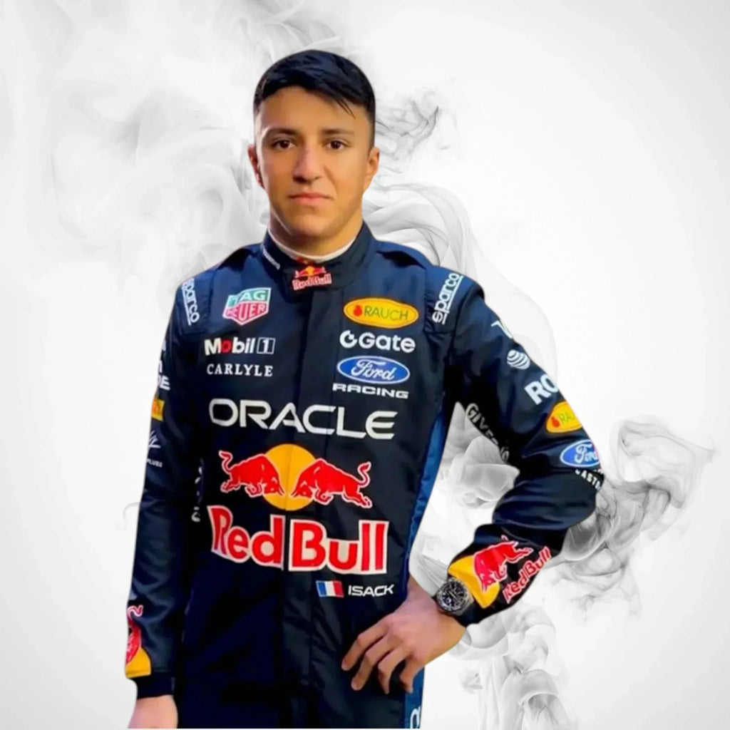 2026 Isack Hadjar Oracle Red Bull Racing F1 Race Suit Replica - Rustle Racegear