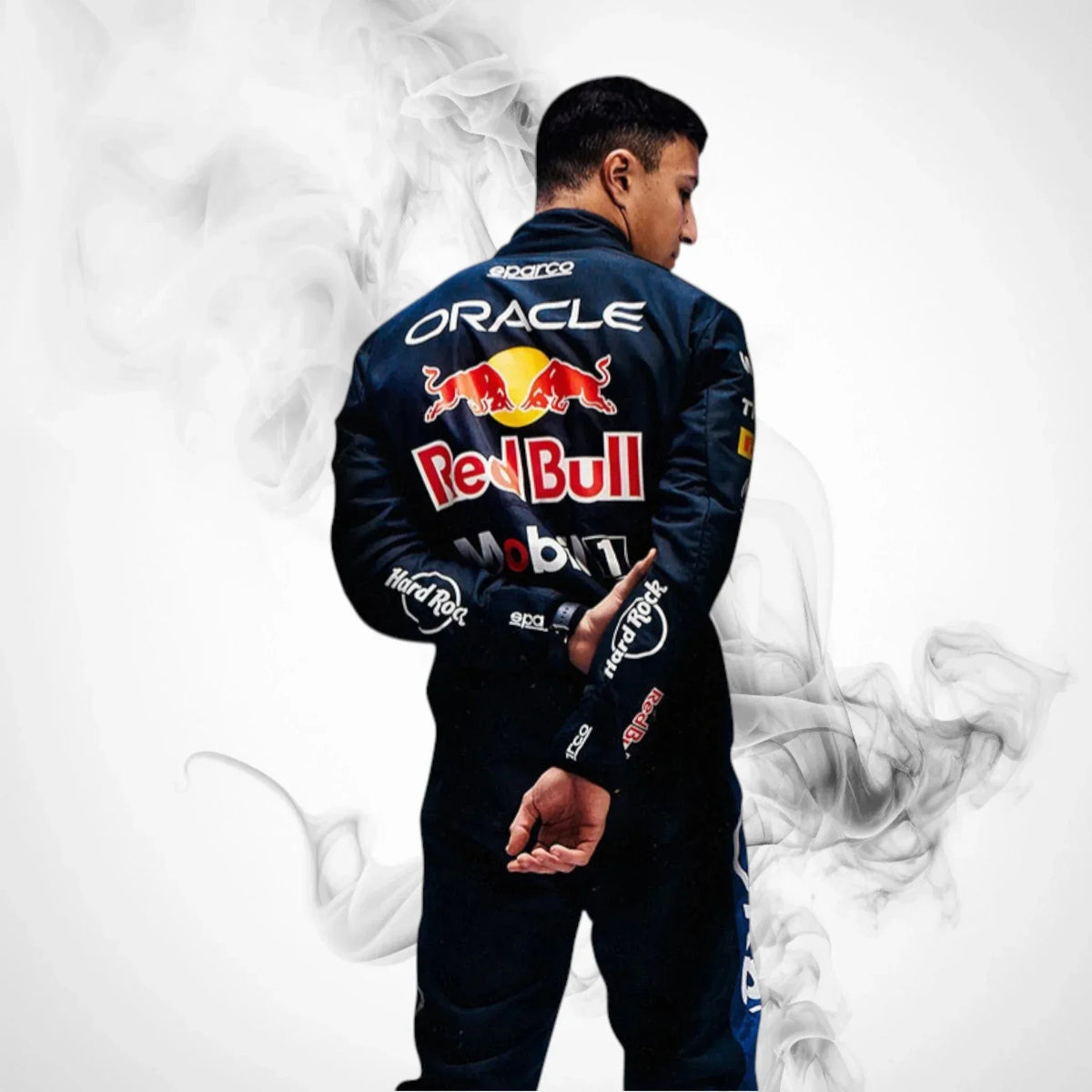 2026 Isack Hadjar Oracle Red Bull Racing F1 Race Suit Replica - Rustle Racegear