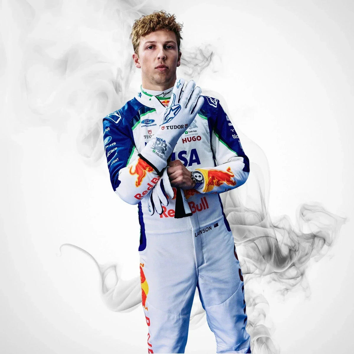 2026 Racing Bulls F1 Driver Replica Jumpsuit | Liam Lawson, Arvid Lindblad - Rustle Racegear
