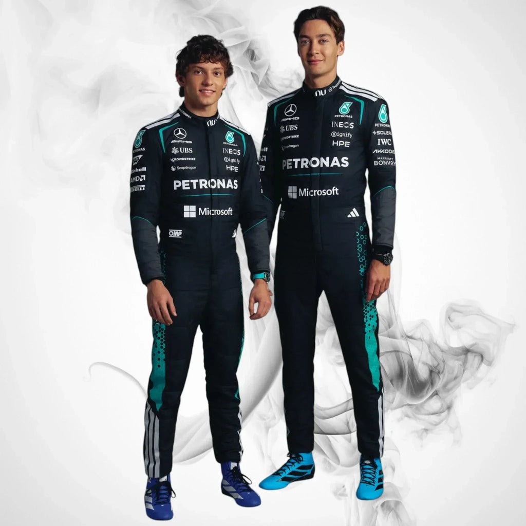 2026 Mercedes F1 Driver Racing Replica Suit | Kids & Adults - Rustle Racegear