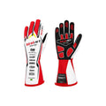 2026 Birel ART Racing Gloves – Red & White - Rustle Racewear