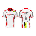 2026 Birel ART Racing Polo Shirt – Red & White - Rustle Racewear