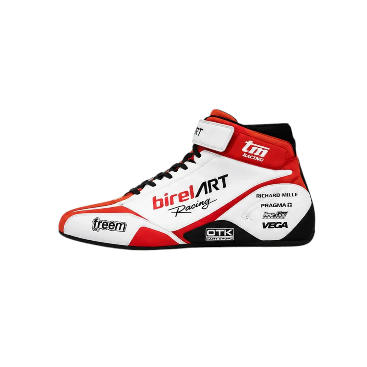 2026 Birel ART Racing Shoes – Red & White - Rustle Racewear