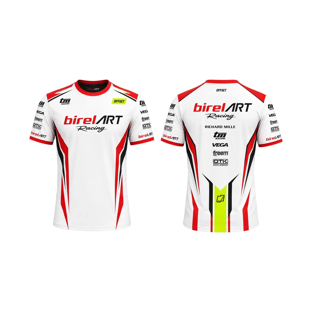 2026 Birel ART T-Shirt – Red & White - Rustle Racewear
