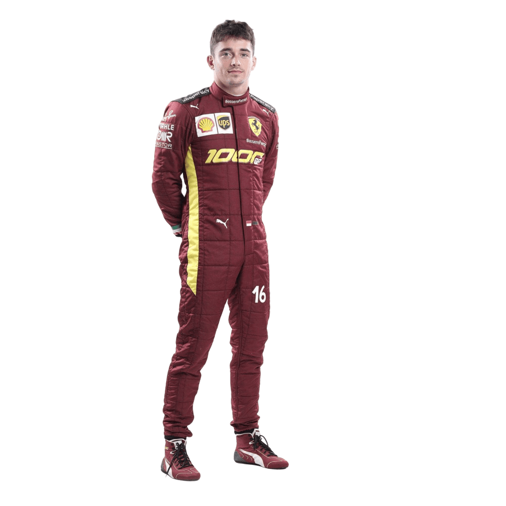 2020 Charles Leclerc Ferrari 1000 GP F1 Embroidered Racing Suit
