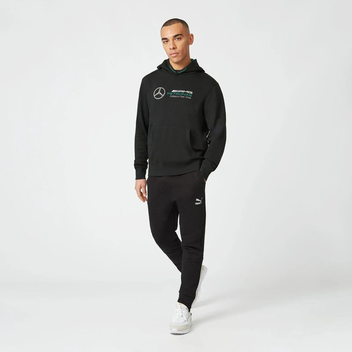 Mercedes-AMG Petronas Logo Hoodie - Rustle Racewears