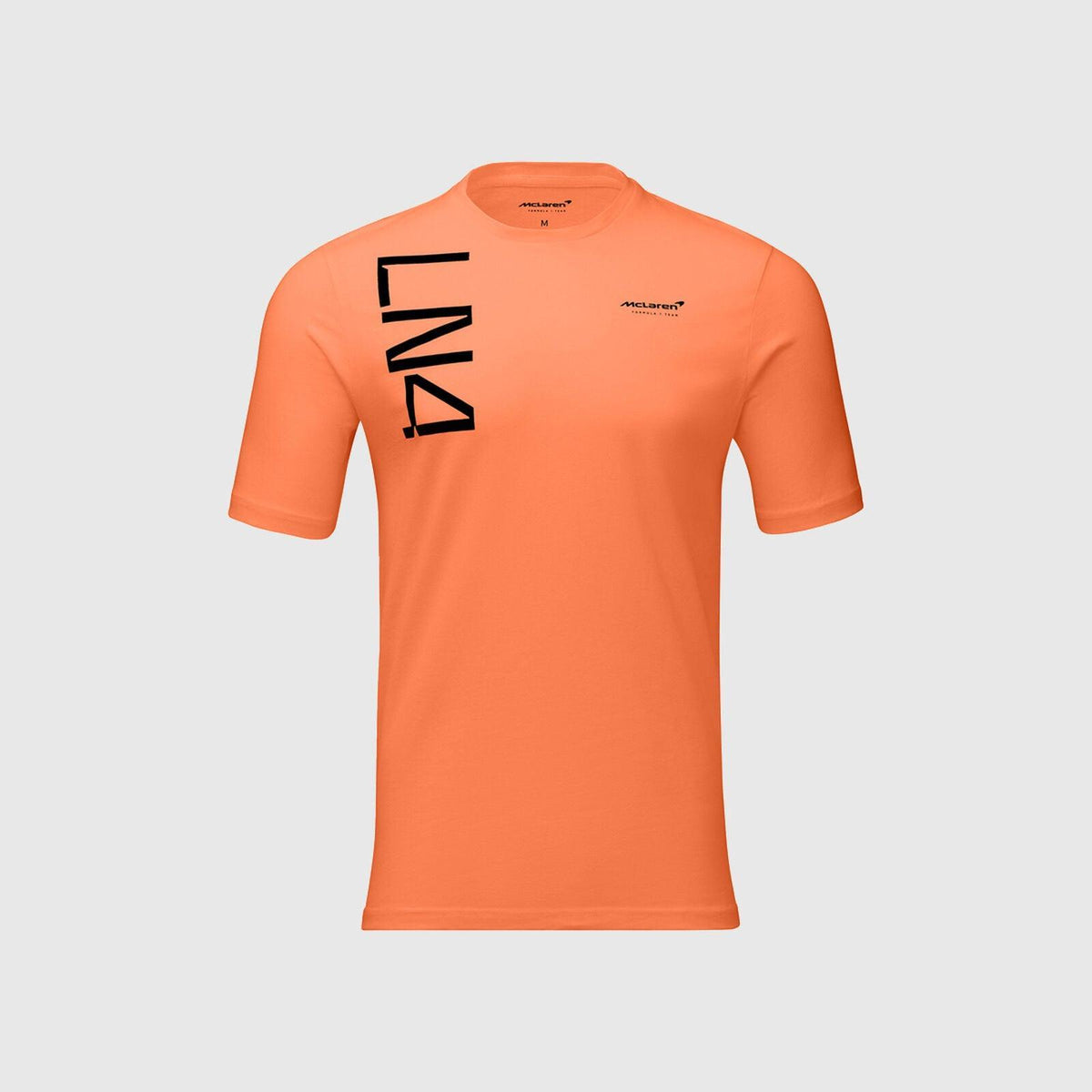 Orange McLaren F1 Lando Norris Core T-shirt with LN4 logo