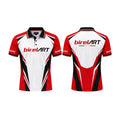 Birel ART Polo Shirt – Red & White - Rustle Racewear