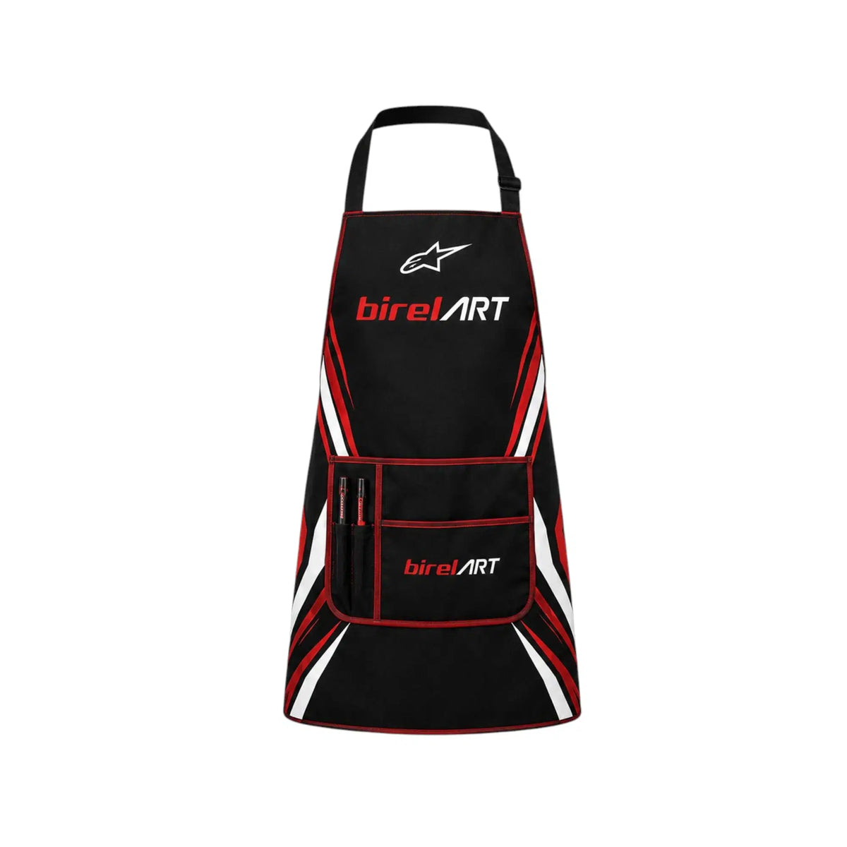 Birel ART Racing Apron – Black & Red - Rustle Racewear