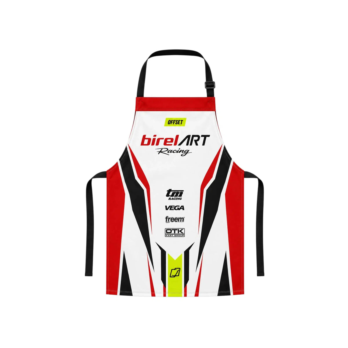 Birel ART Racing Apron – Red & White - Rustle Racewear