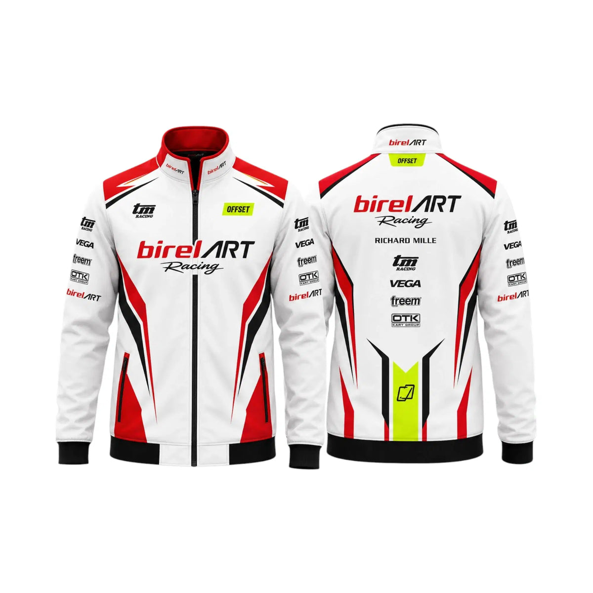 Birel ART Racing Jacket – Red & White - Rustle Racewear