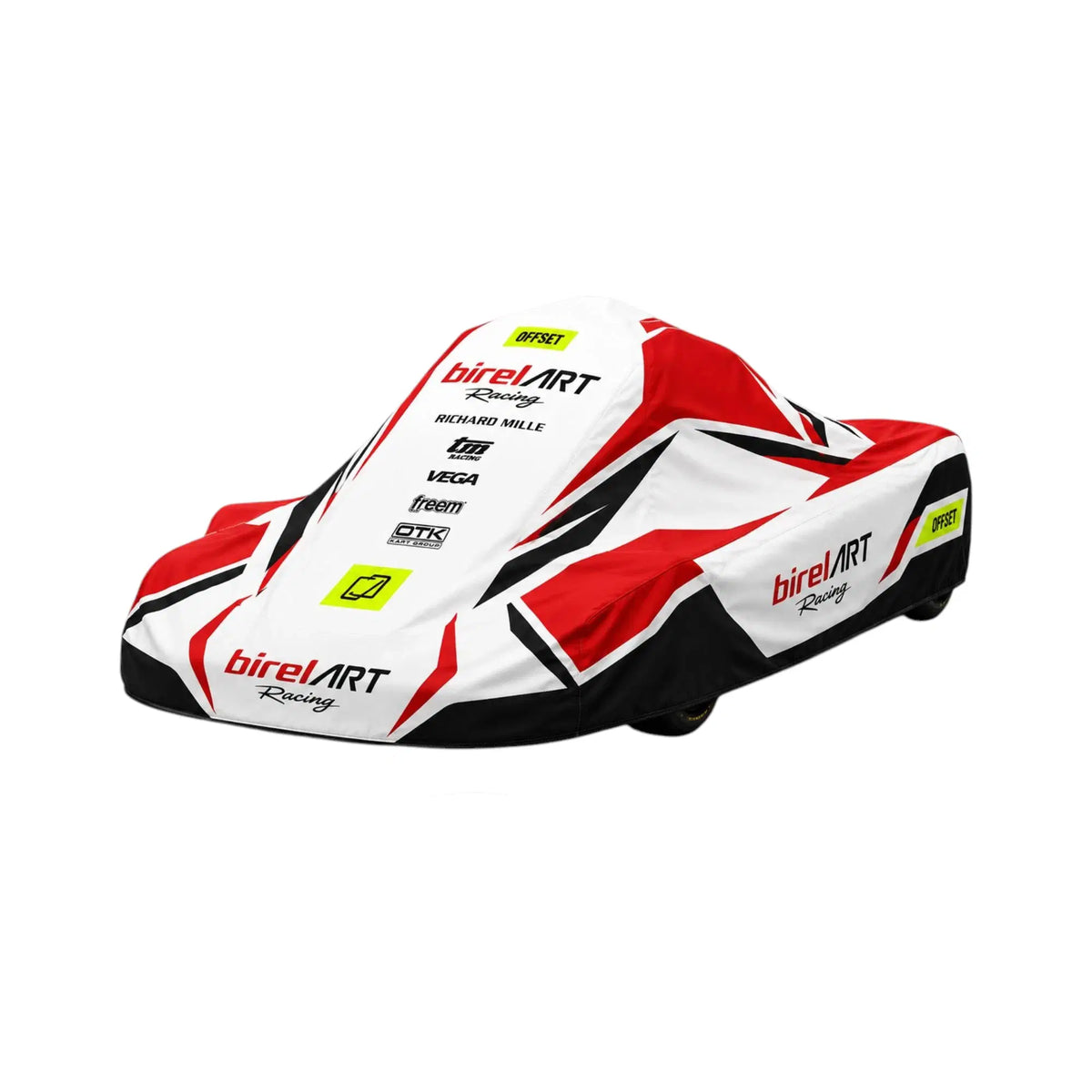 Birel ART Racing Kart Cover – Red & White - Rustle Racewear