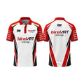 Birel ART Racing Polo Shirt – Red & White - Rustle Racewear