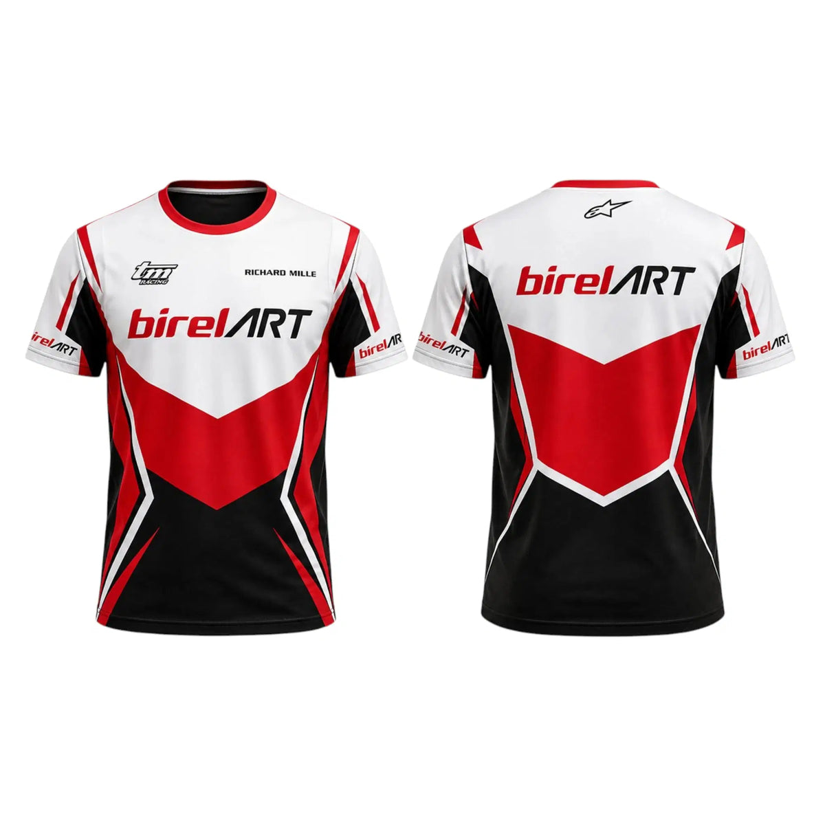 Birel ART Racing T-Shirt – Red & Black - Rustle Racewear
