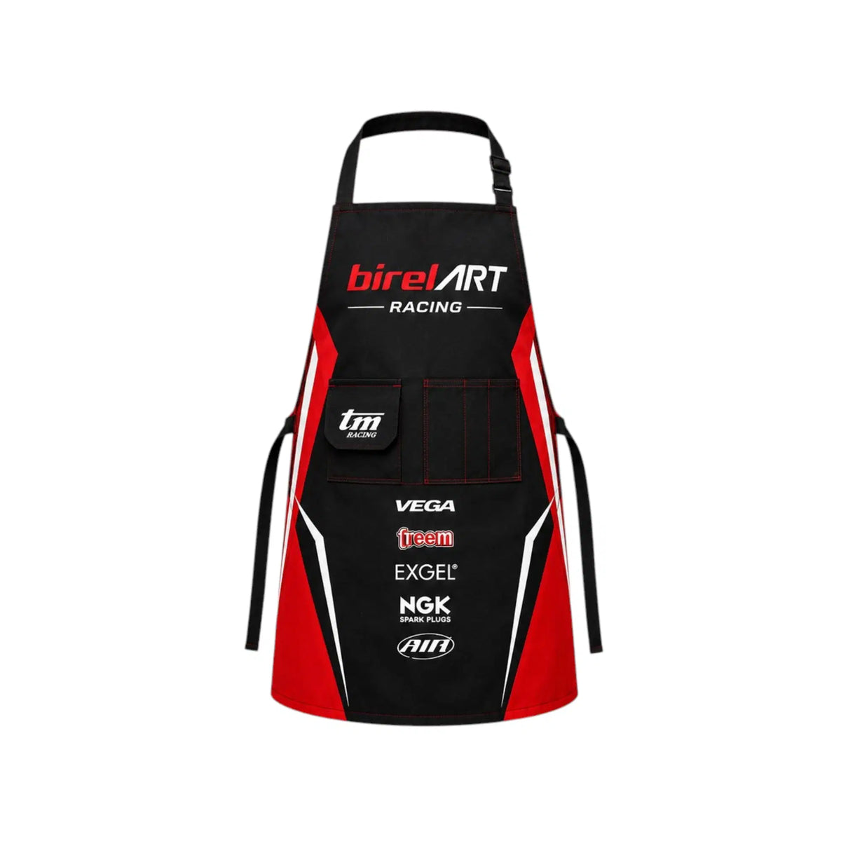 Birel ART Racing Utility Apron – Black Red - Rustle Racewear