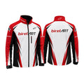 Birel ART Softshell Jacket – Red & White - Rustle Racewear