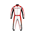 2025 Birel ART Kart Racing Suit – Red & White - Rustle Racewear