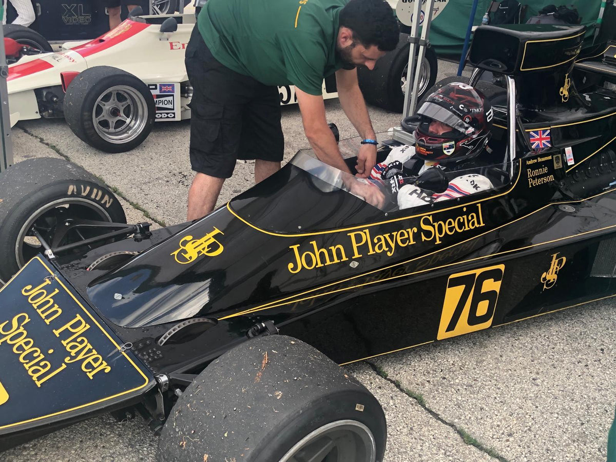 2019 James Davison Winning British GP Classic Team Lotus Masters F1 Suit