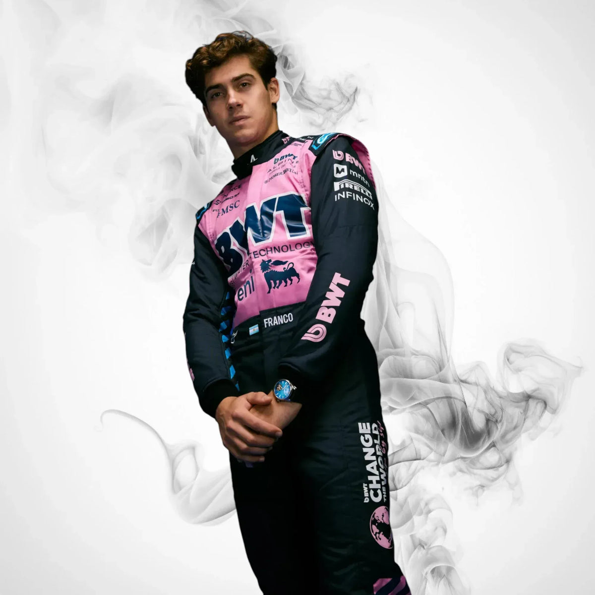 Franco Colapinto 2025 Alpine F1 Race Suit Replica - Rustle Racegear