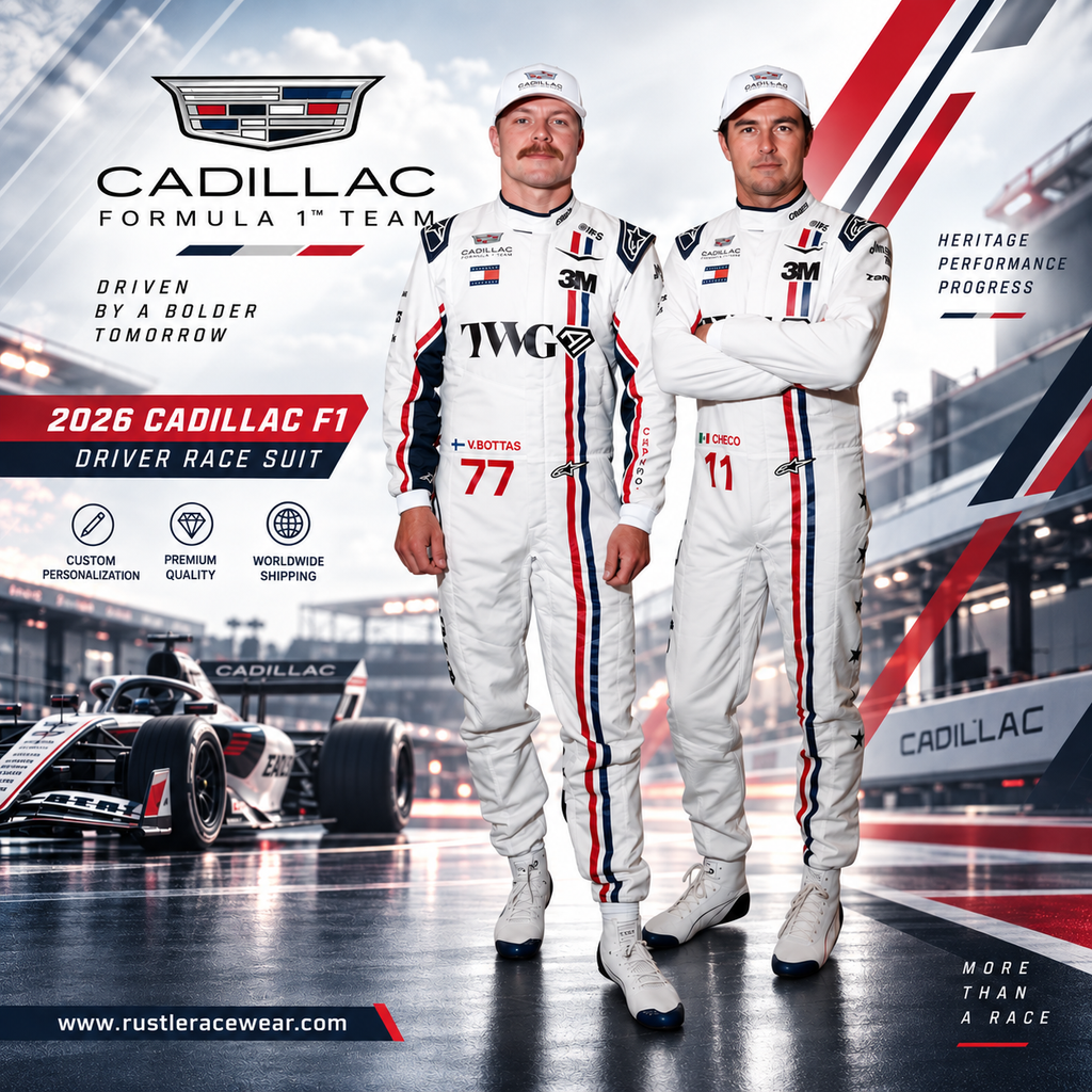 NEW 2026 Cadillac Replica F1 Team Race Suits