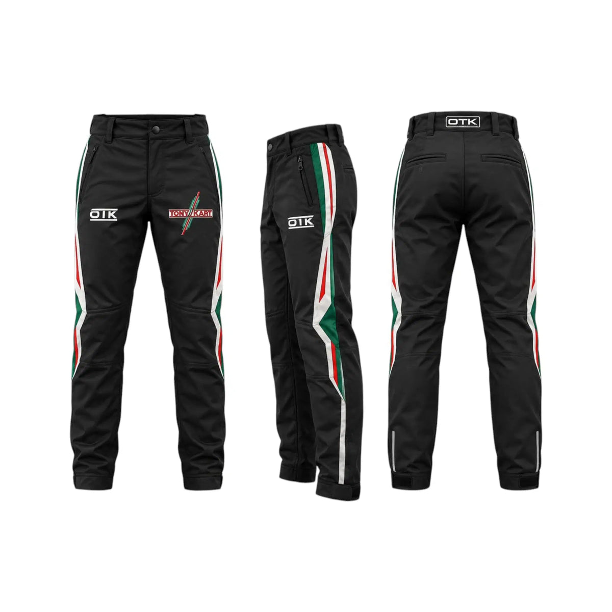 Tony Kart Black OTK Karting Trousers - Rustle Racewear