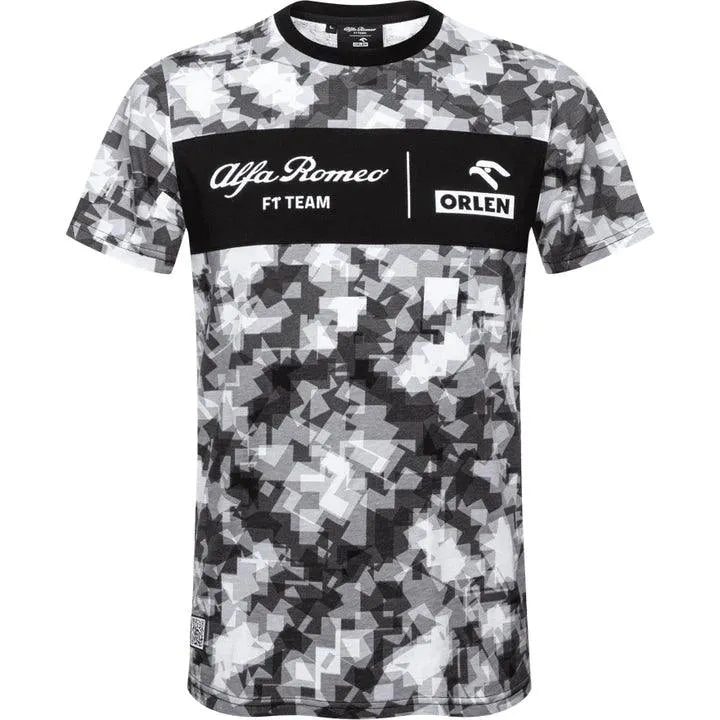 Alfa Romeo Racing F1 Men's Camo T-Shirt - Rustle Racewears
