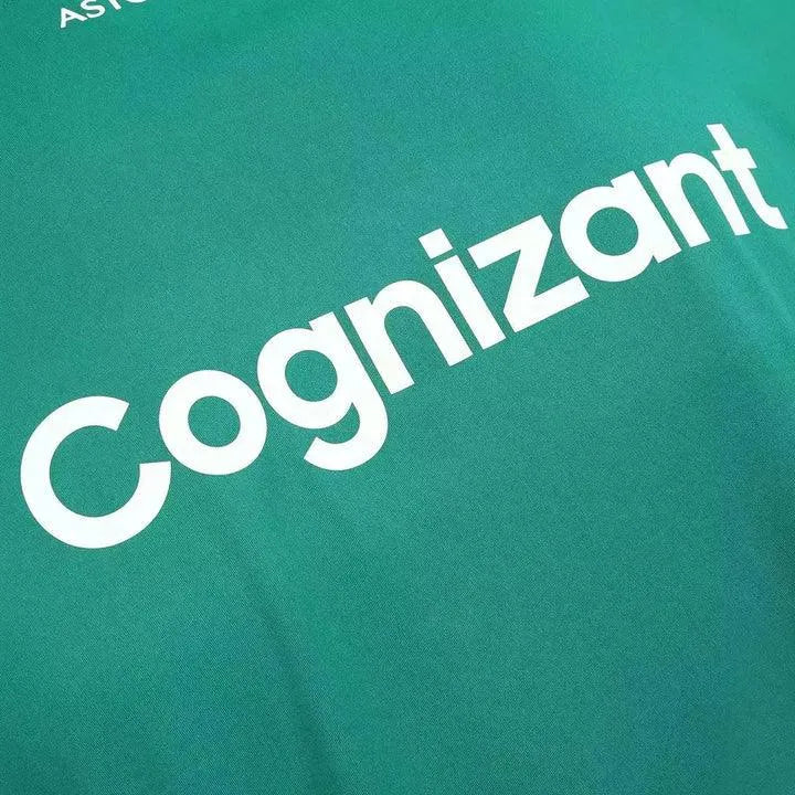 Aston Martin Cognizant F1 2022 Men's Lance Stroll Driver T-Shirt- Green - Rustle Racewears