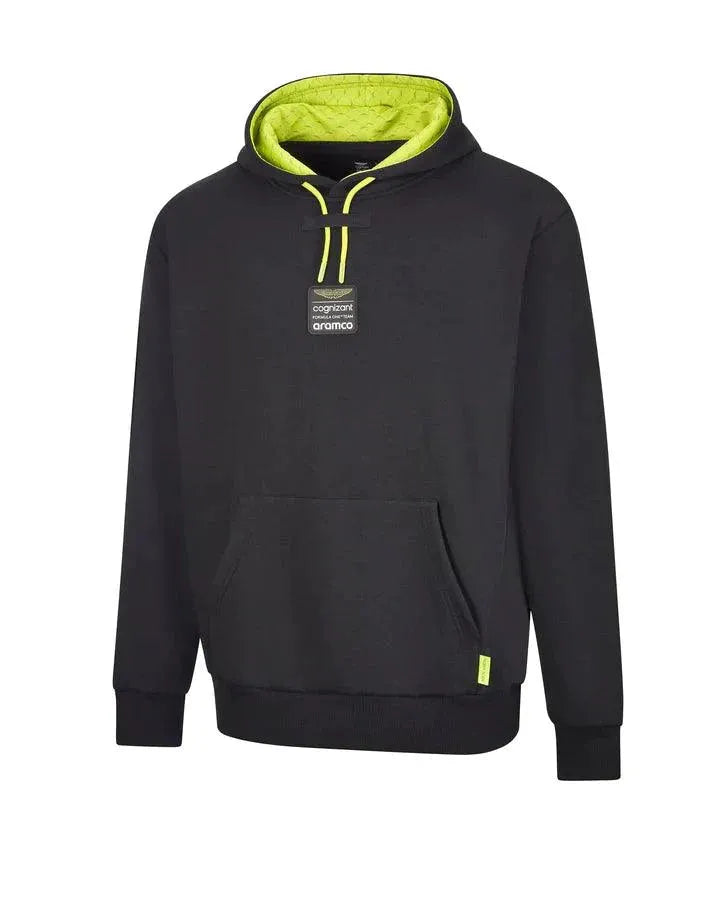 Aston Martin Cognizant F1 Men's Lifestyle Hoody - Black - Rustle Racewears