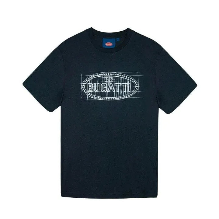 Bugatti Heritage Macaron Sketch T-Shirt - Rustle Racewears