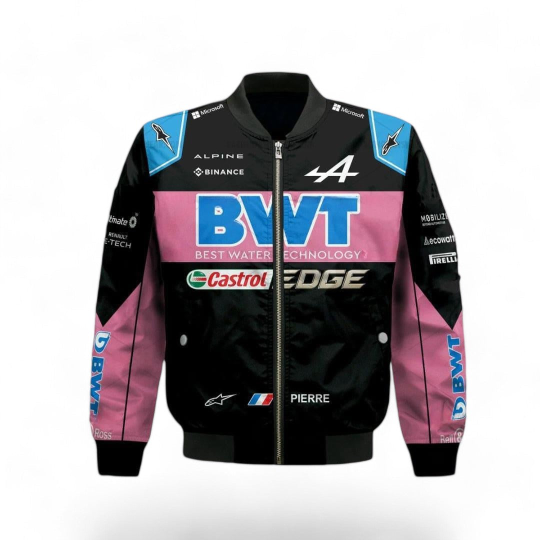 BWT Alpine F1 Team Pierre Gasly 2023 Driver Bomber Jacket - Rustle Racewear
