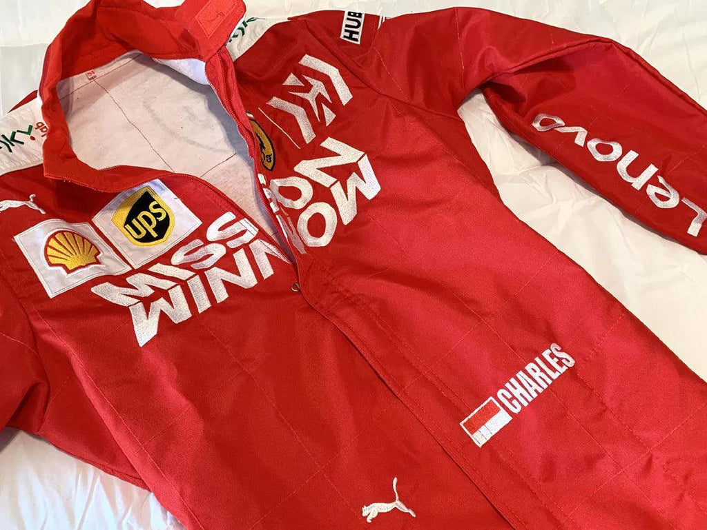 Charles Leclerc 2019 Mission Winnow F1 Replica Racing Suit - Rustle Racewears