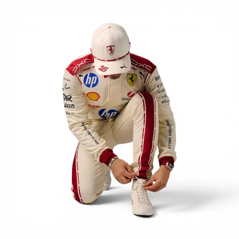 Charles Leclerc 2026 Monaco Grand Prix F1 Race Suit Track Racewear